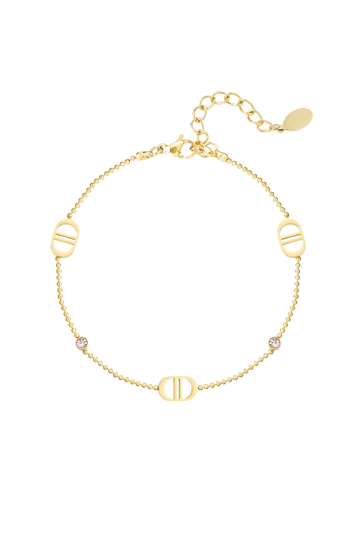 armband logo's en steentjes h5 