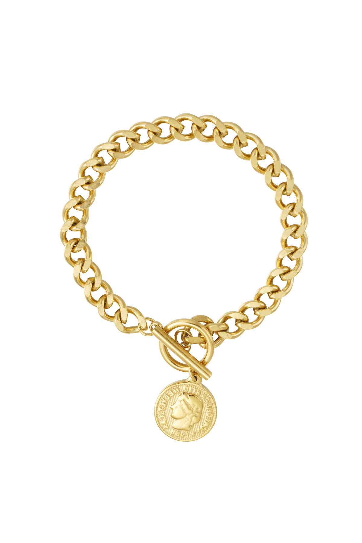 Groothandel RVS Schakelarmband voor Vrouwen Set van 1