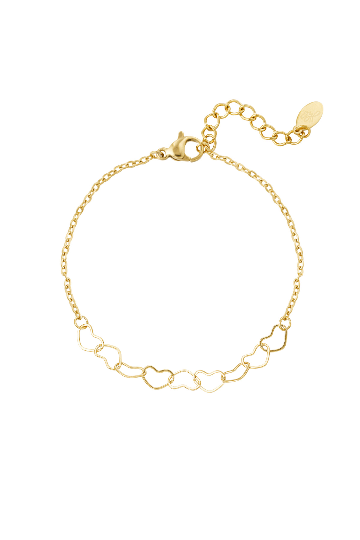 pulsera corazones unidos 