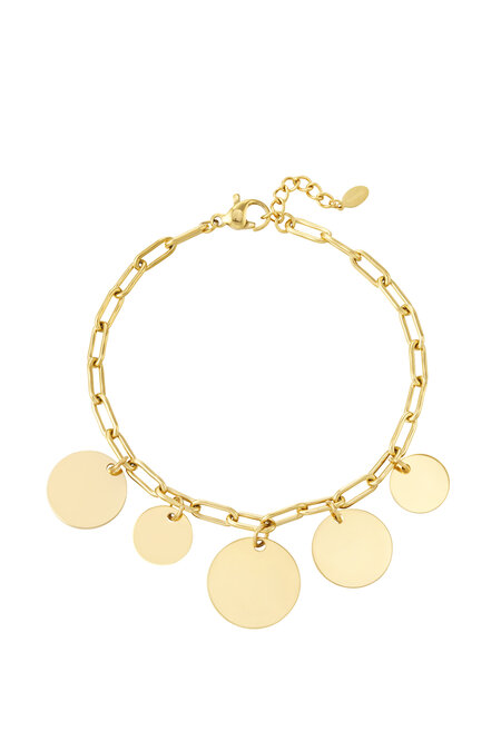 Link Bracelet With Circles