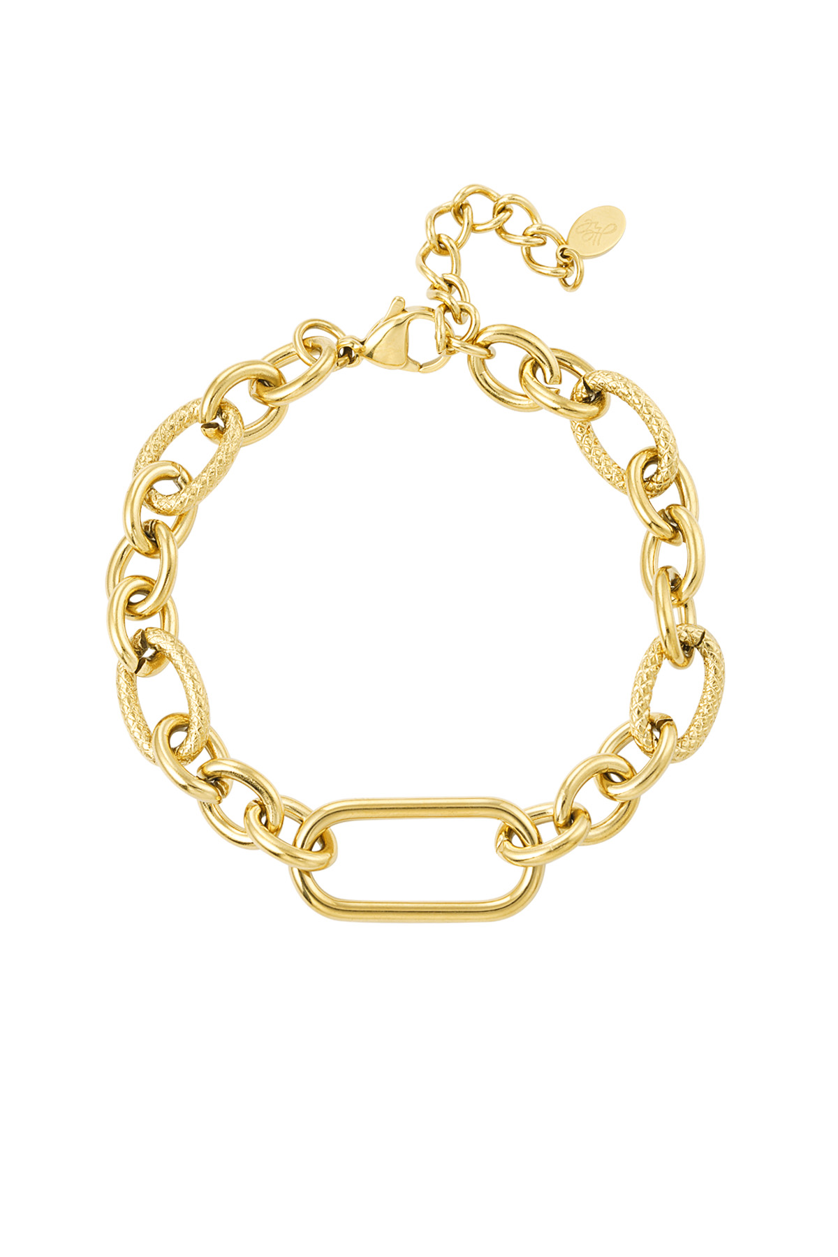 Link Bracelet Rectangular Detail