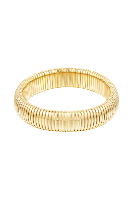bracelet ribbed wide