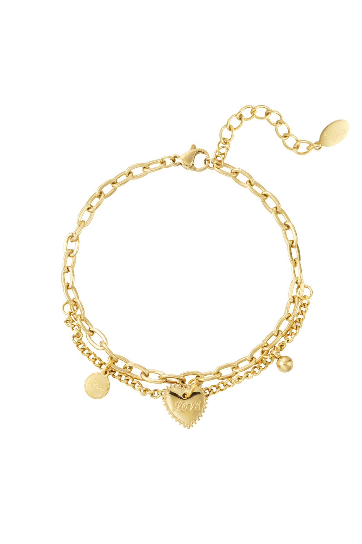 Groothandel RVS Schakelarmband voor Vrouwen - Basic Vorm | Brand