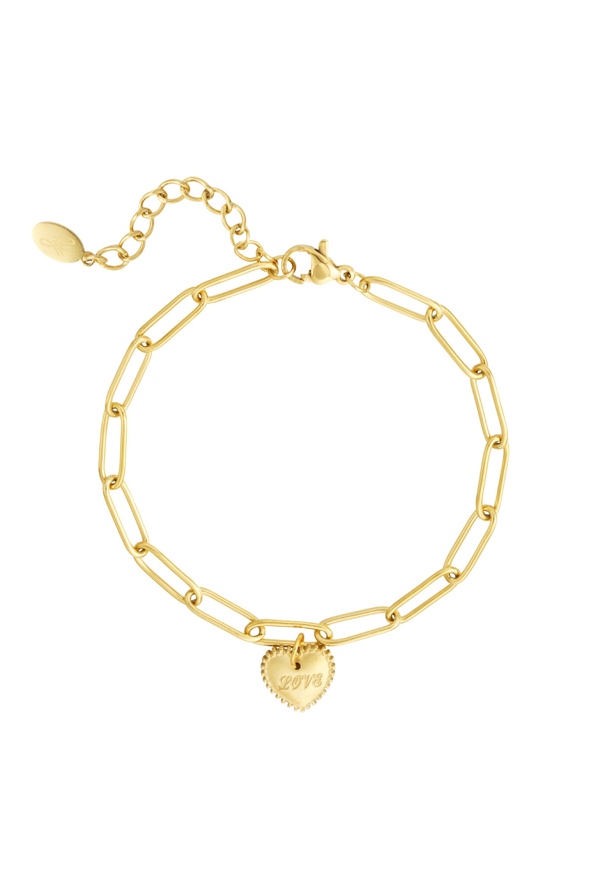 pulsera de eslabones amor 