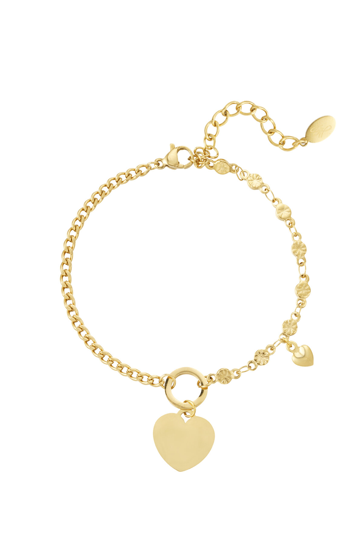 maglie bracciale con cuore 