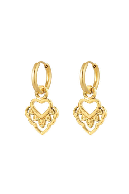 Oorbellen Hart Met Details