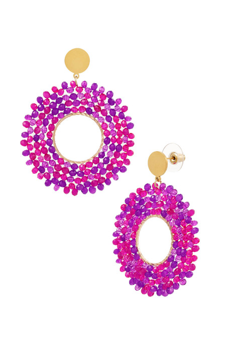 Earrings Big Beads Party