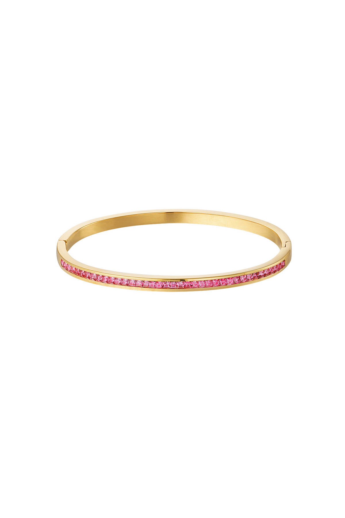 Bracciale alla schiava pietre sottili 