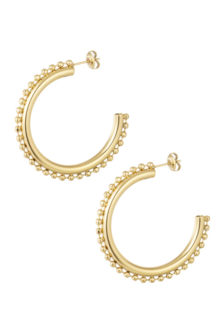 earrings basic with balls