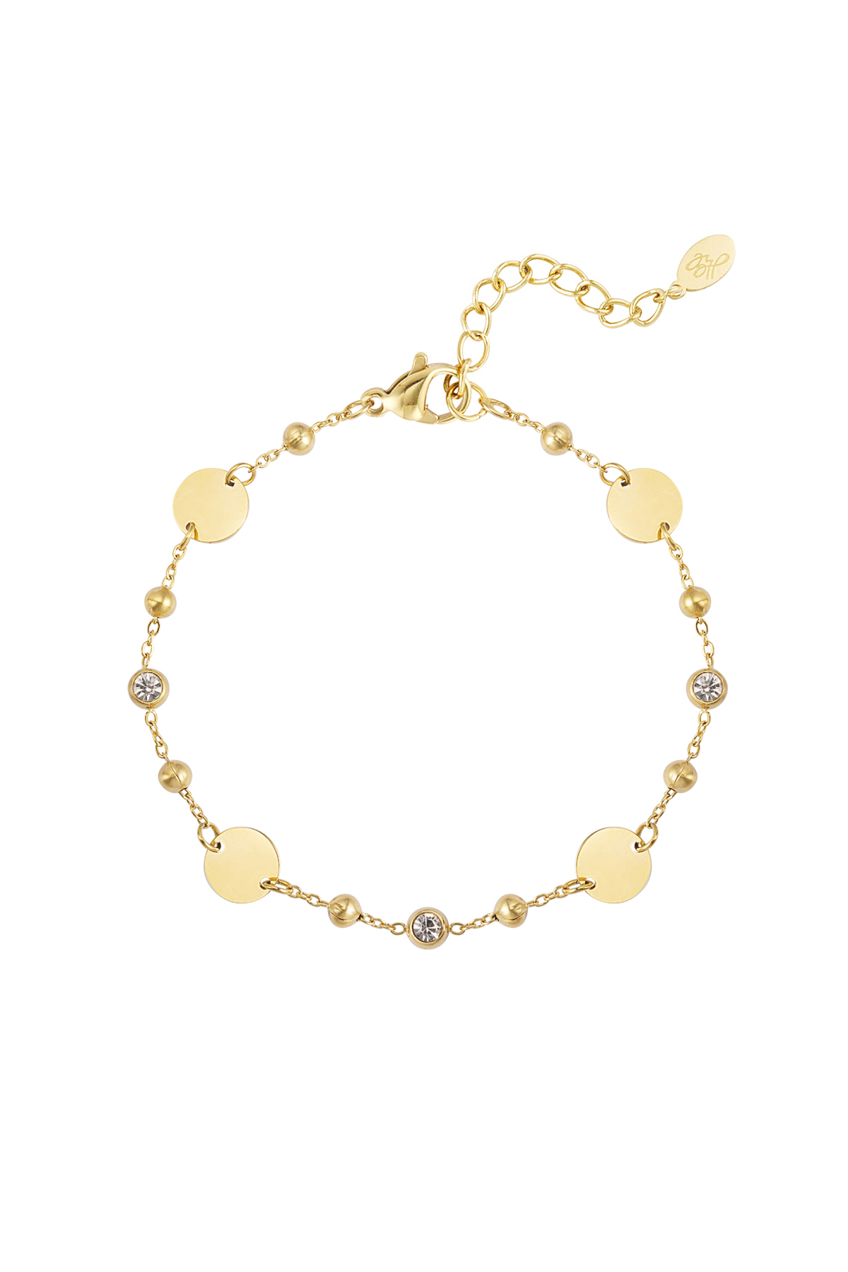Rundes Partyarmband mit Steinen  2