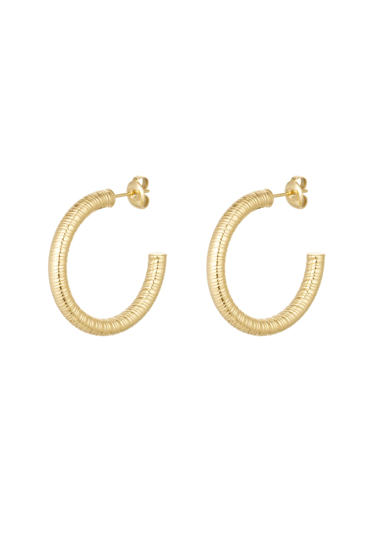 pendientes estampado de rayas 