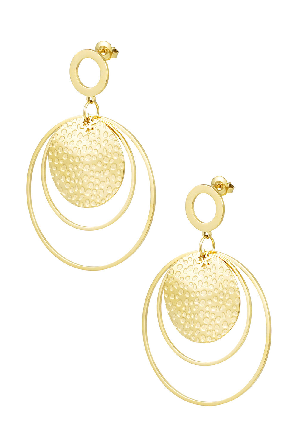 earrings different rings