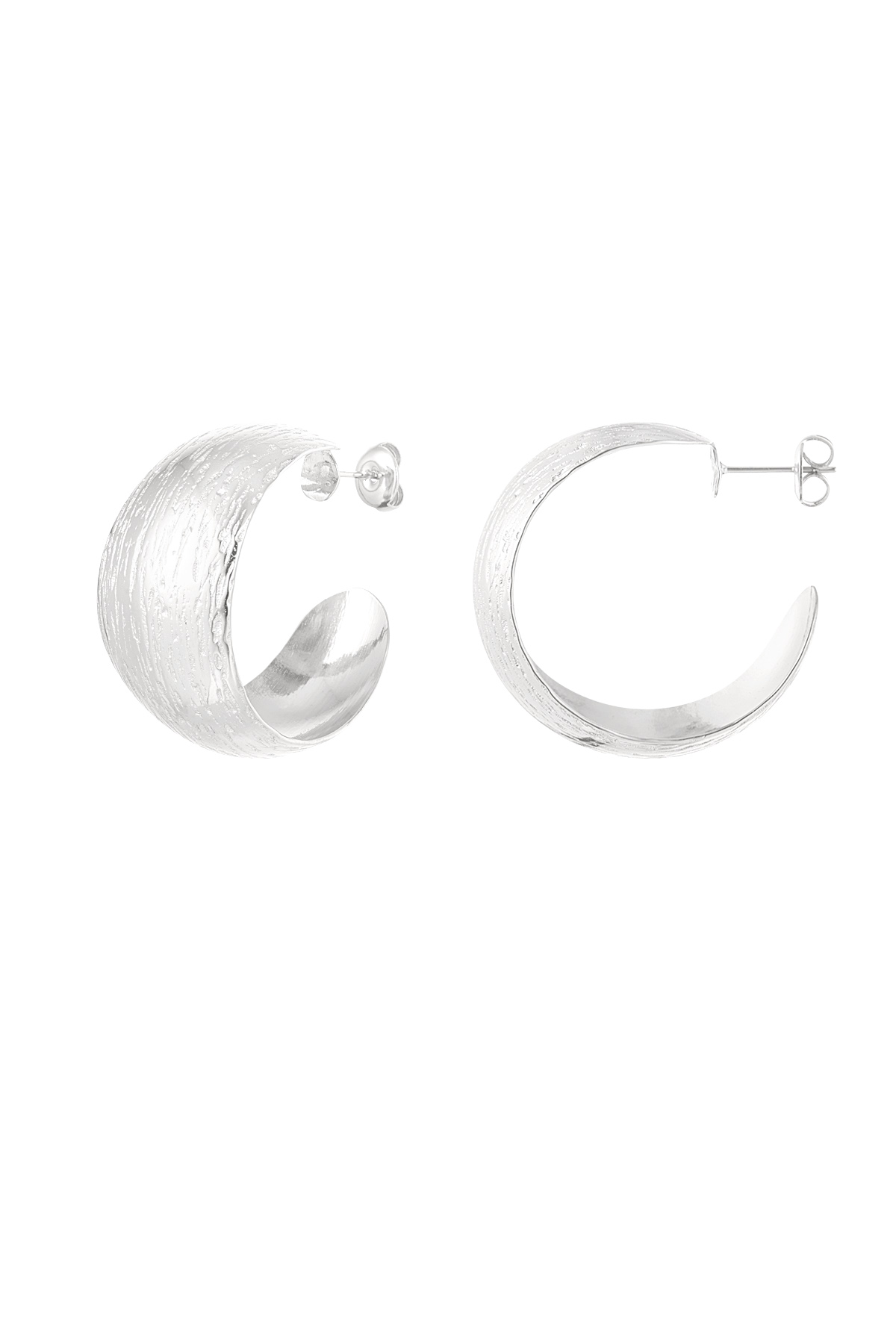 pendientes luna cepillada h5 