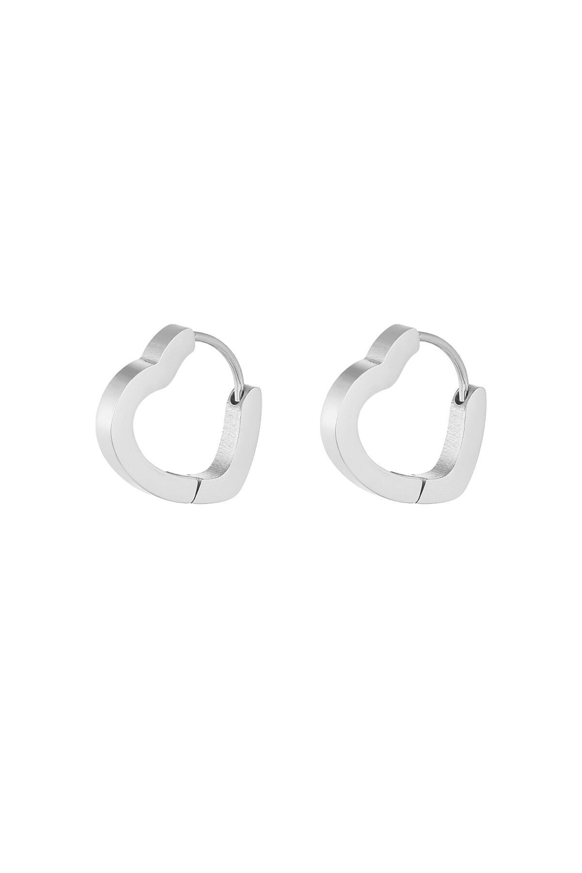 basic hart oorbellen medium h5 