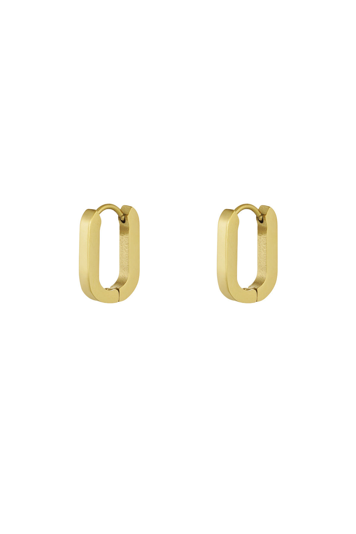 basic oval küpe küçük 