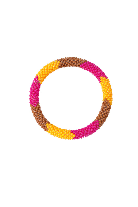Kralenarmbandje Figuur - Goud Kleur/Bruin