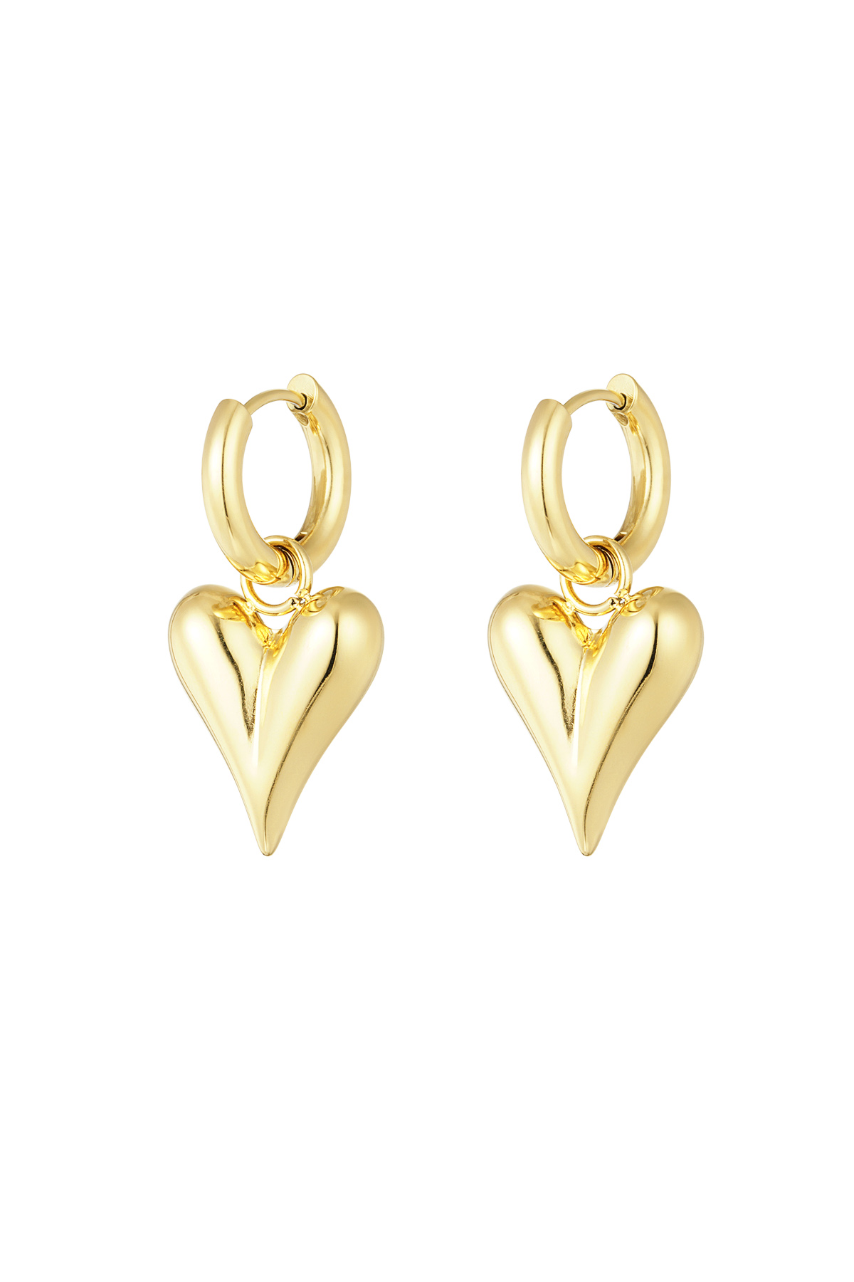 earrings with heart pendants medium h5 