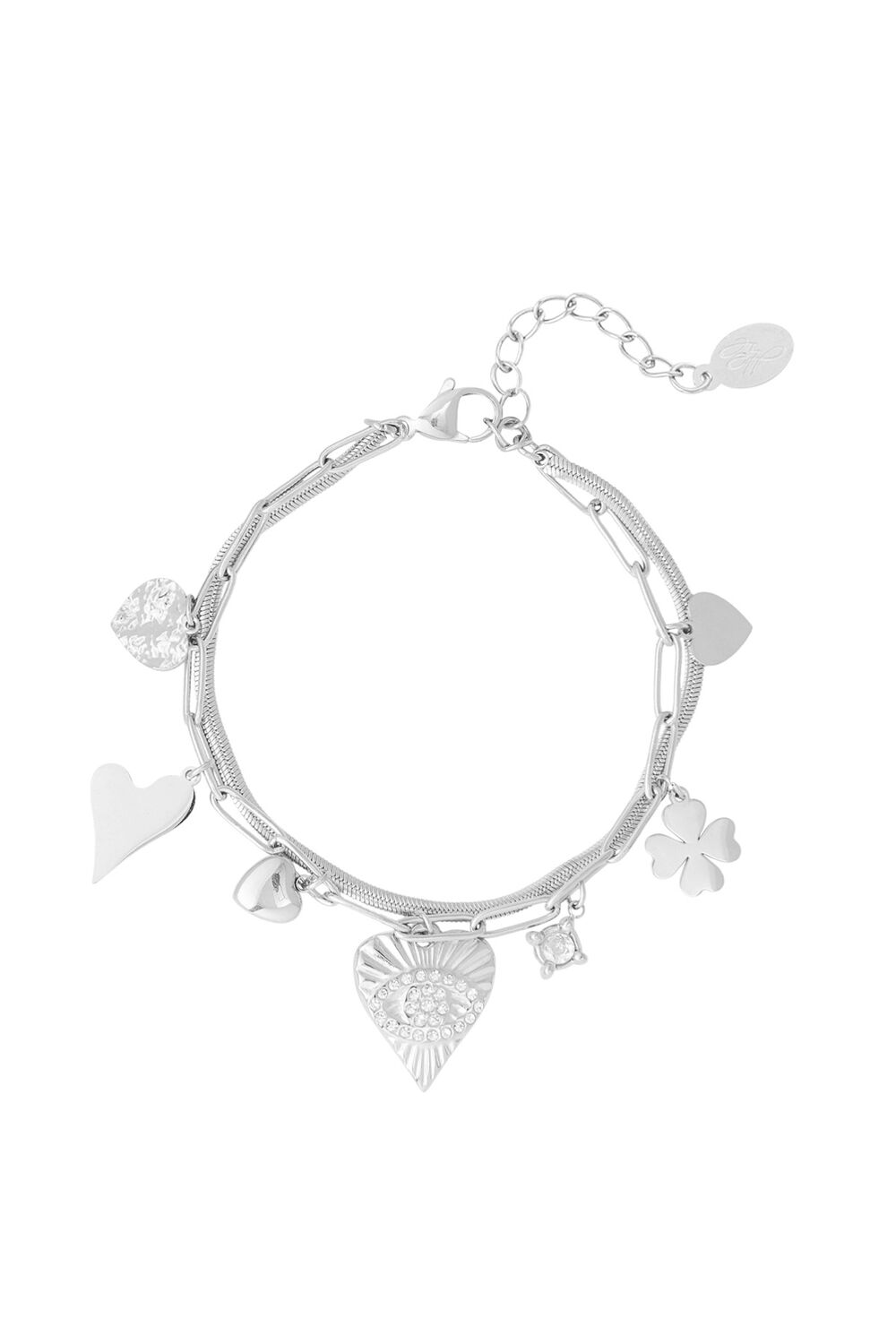 pulsera con dijes día colorido