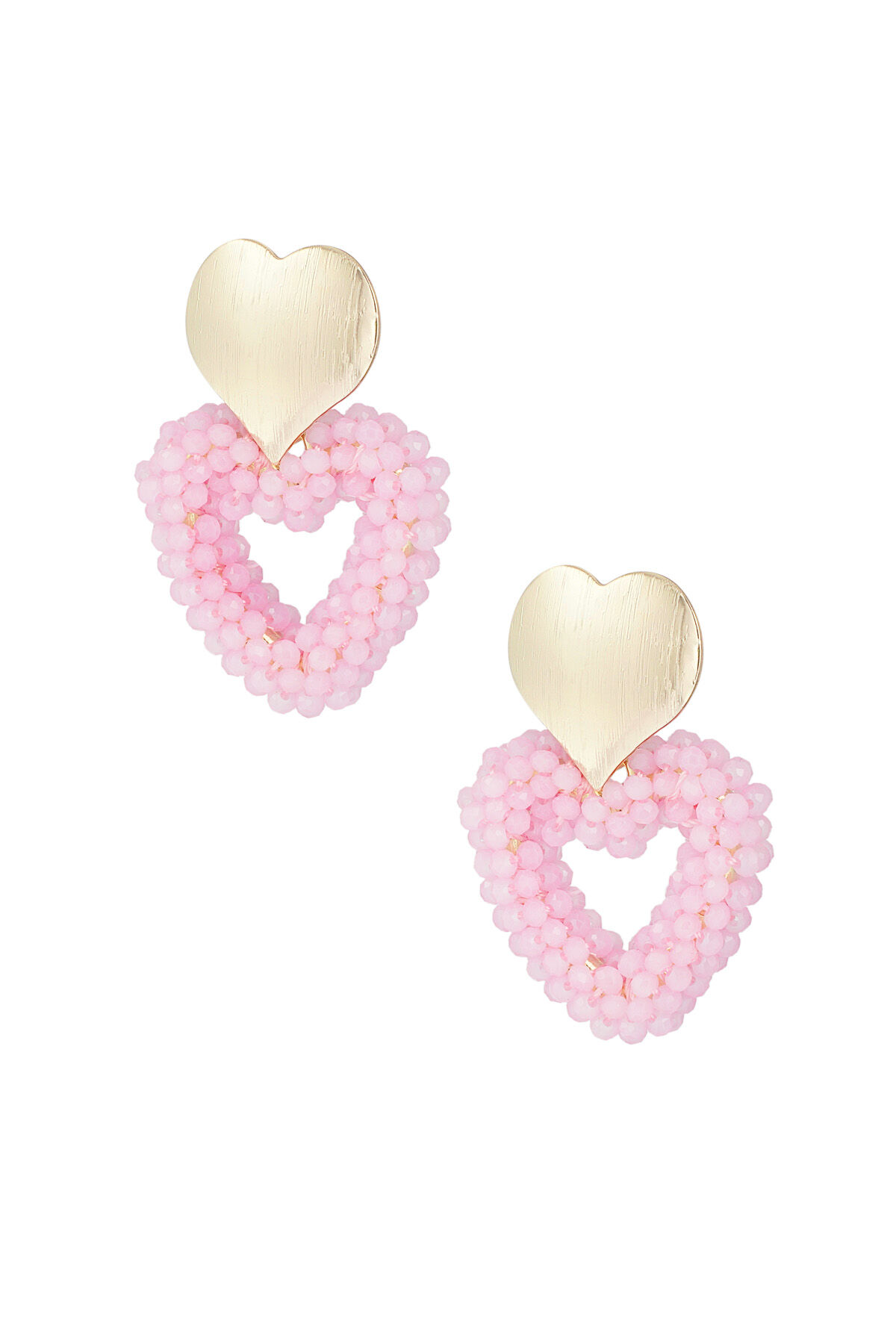 Boucles d'Couleur oreilles amoureux h5 