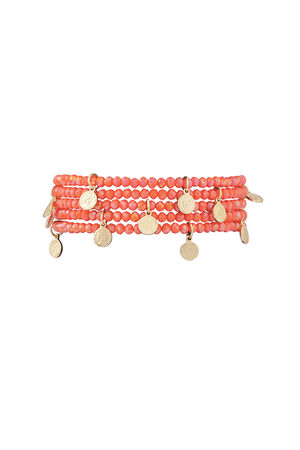 Armbänder mit Münzanhängern – Orange h5