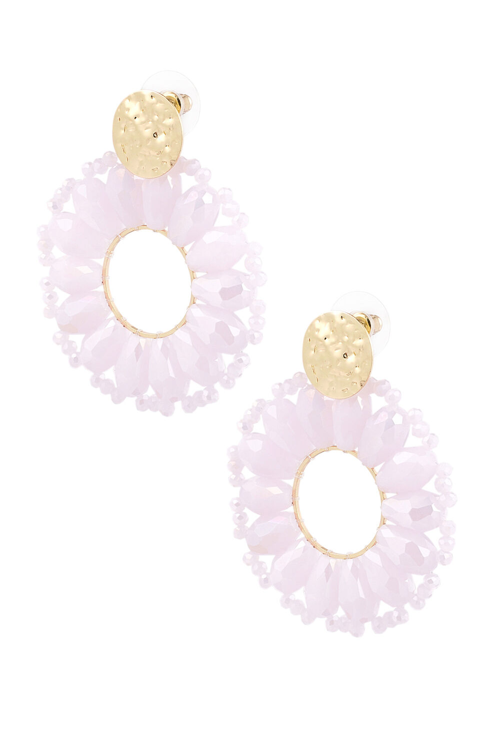 Boucles d’oreilles en forme de marguerite
