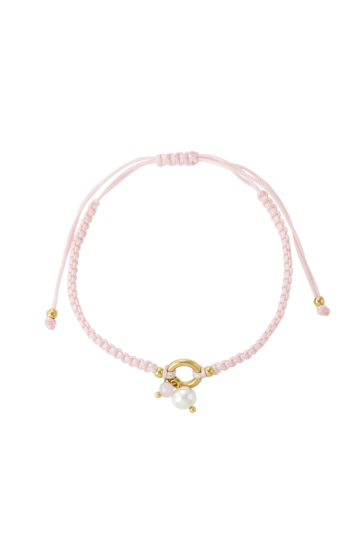 Bracciale intrecciato con perla h5 