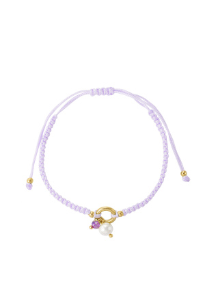 Gevlochten Armband Met Parel h5 