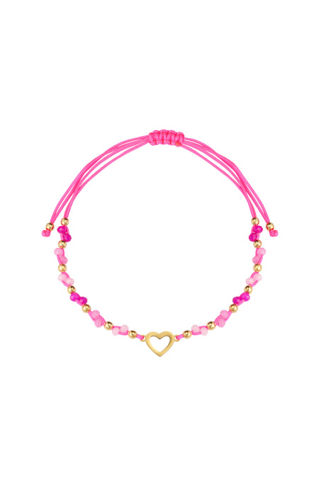 Summer bracelet colorful heart