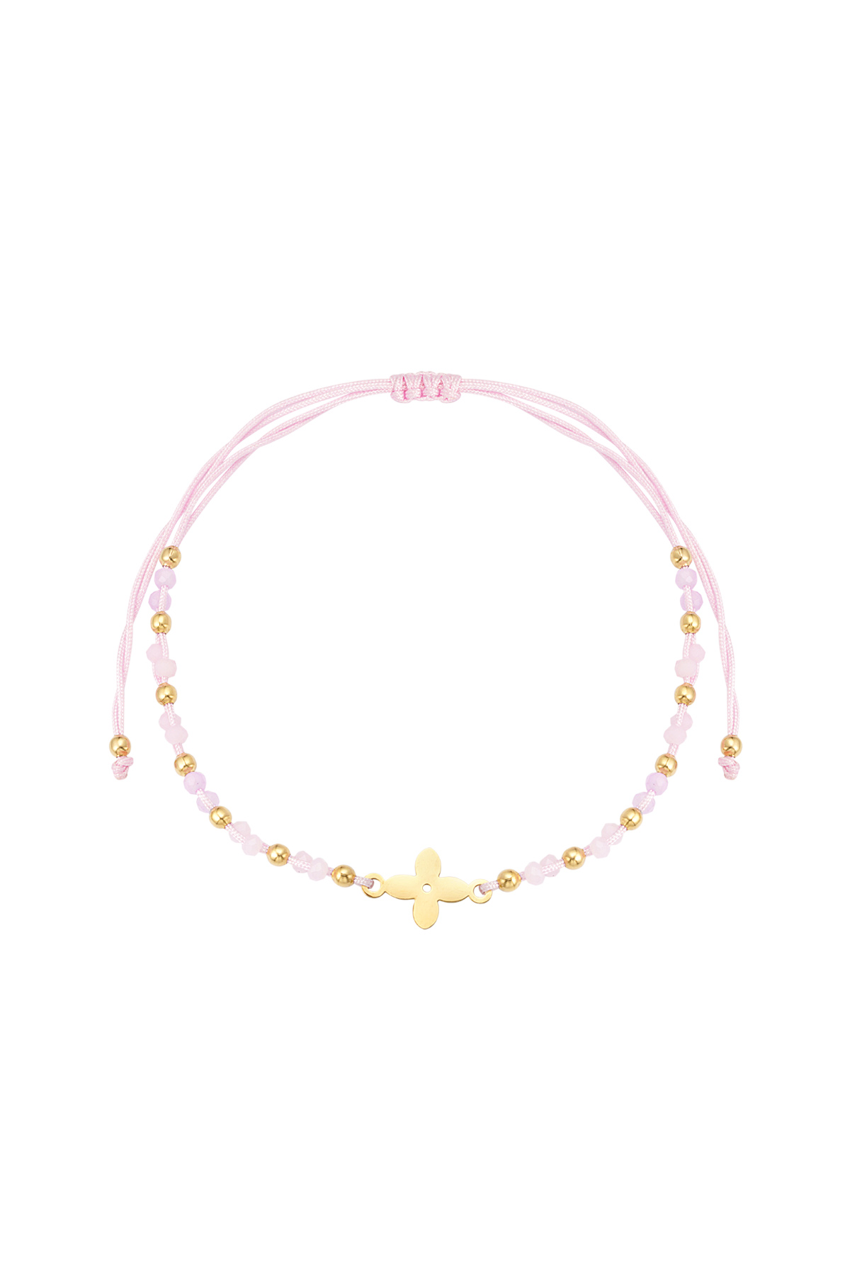 pulsera de verano con cuentas - rosa /  2
