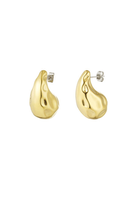 dented drop earrings 2