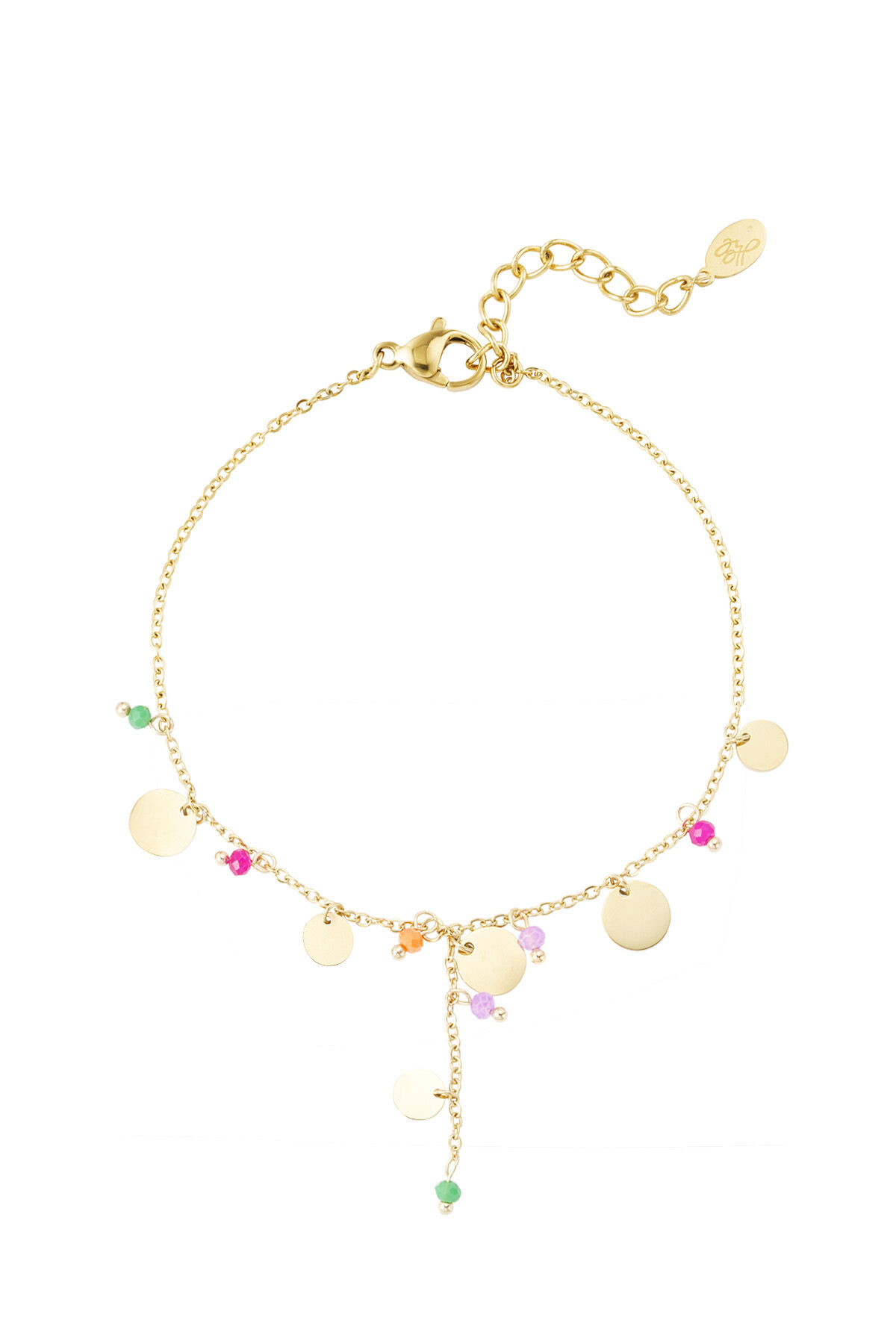 pulsera colorida de verano