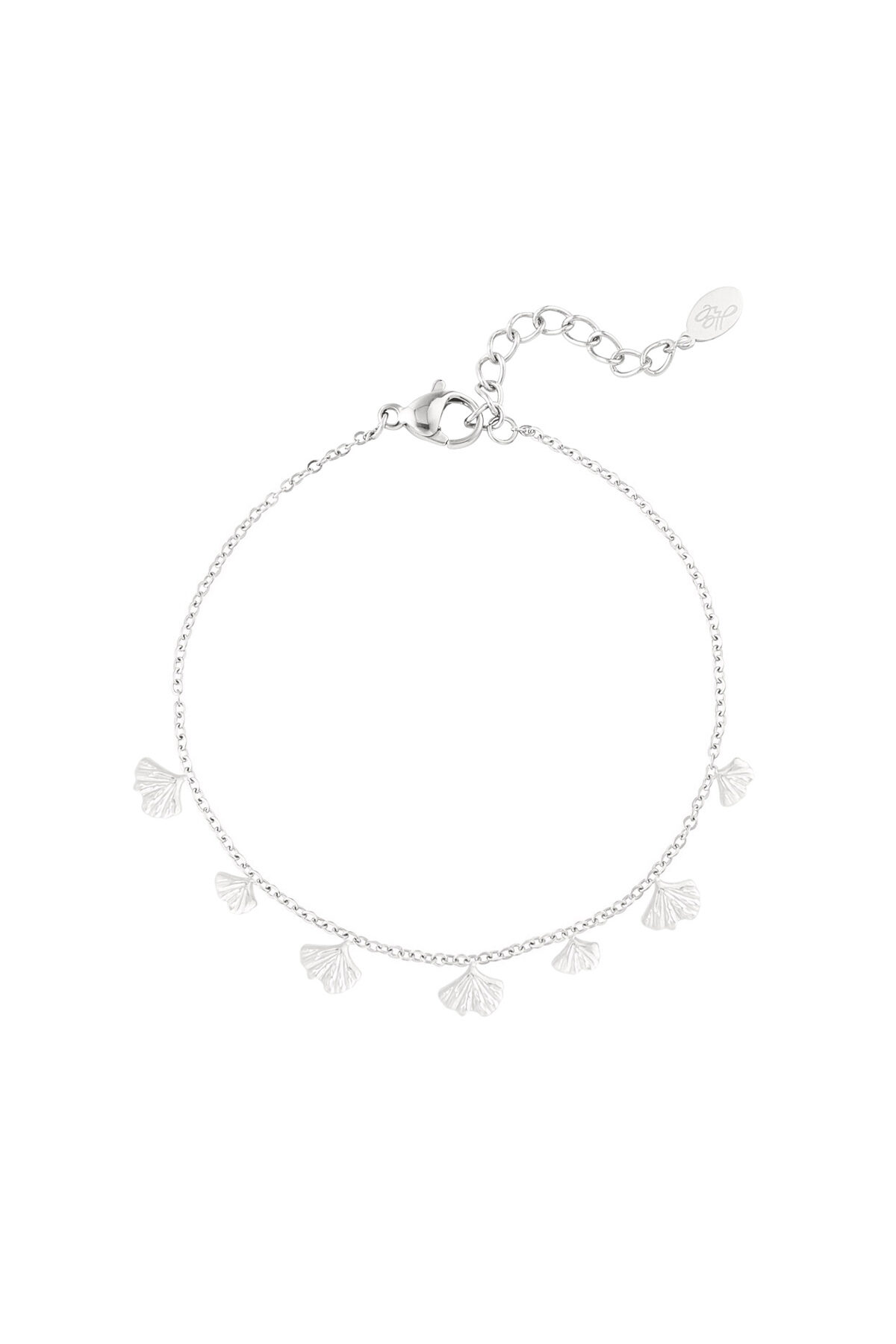 Classic bracelet with shell charms - Silver Color color 