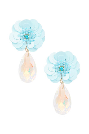 Damla çiçekli küpe Earrings h5