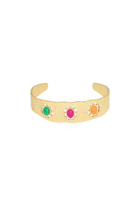 Böhmisches Fernweh-Armband – Goldfarbe - Goldfarbefarbe 2
