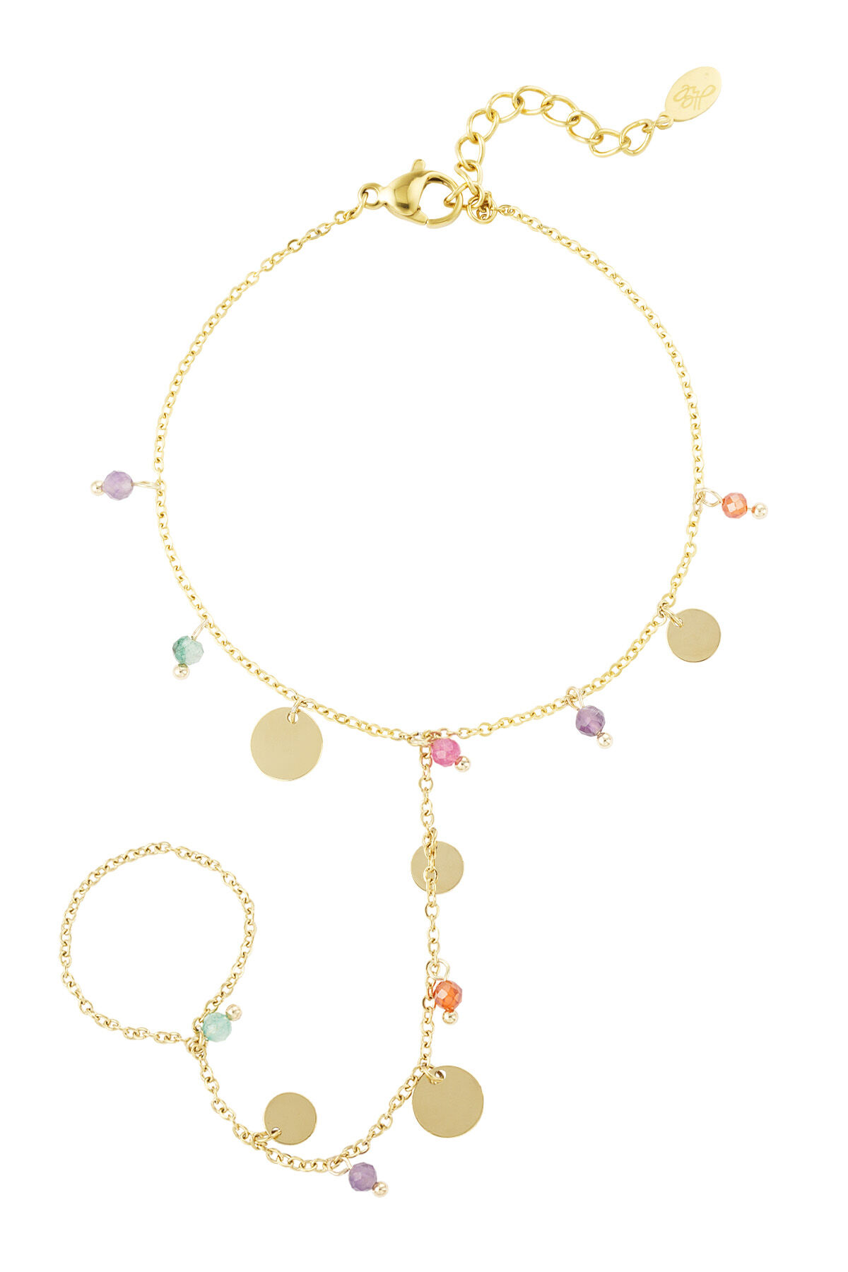 colorful festival bracelet