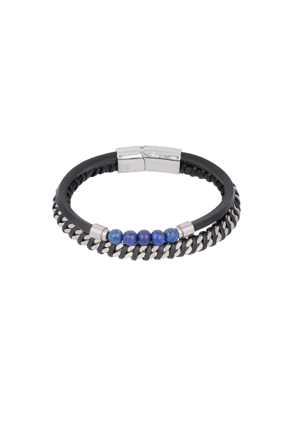 Men's bracelet serenity - black blue 2