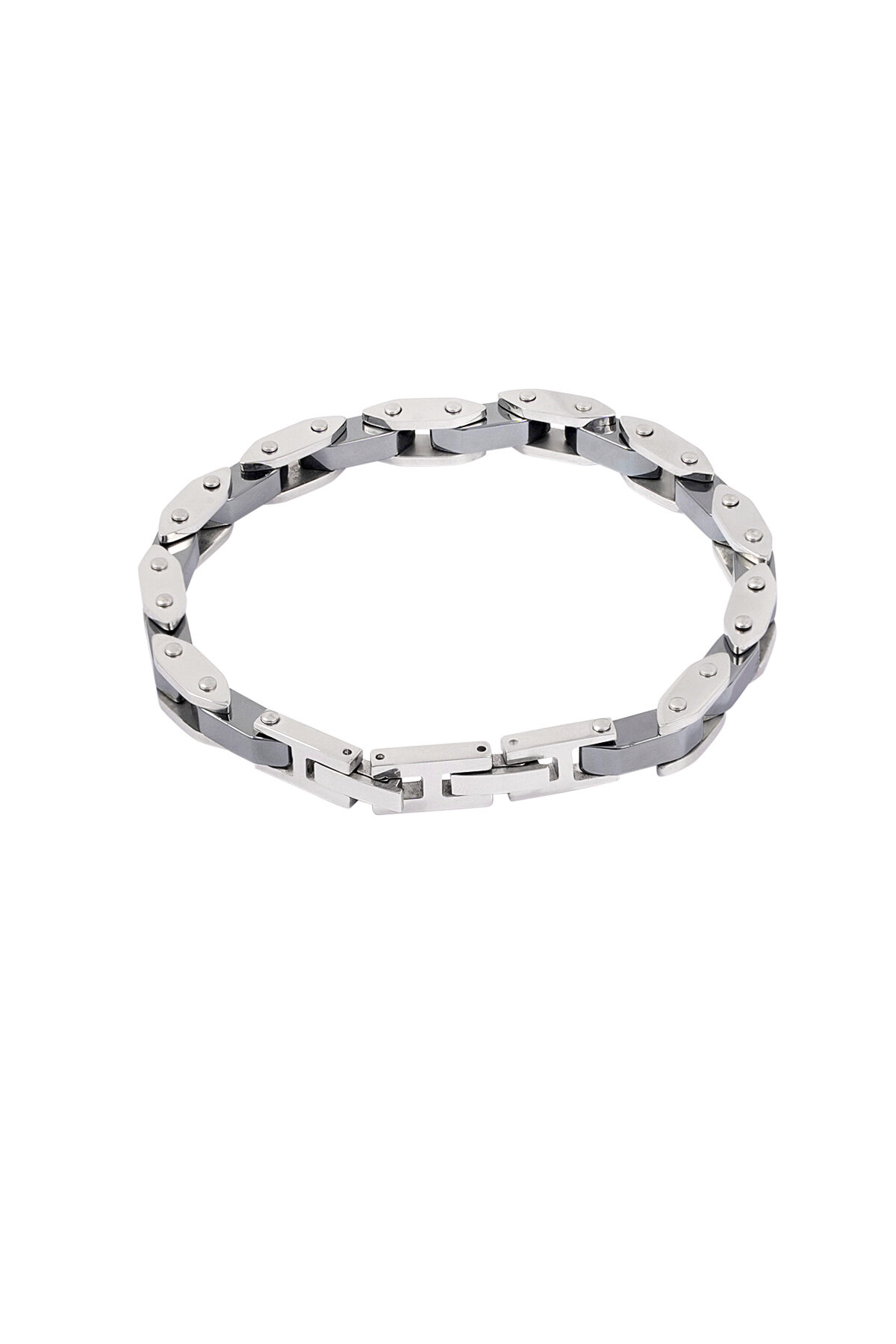 bracciale da uomo a doppia catena h5 Immagine3