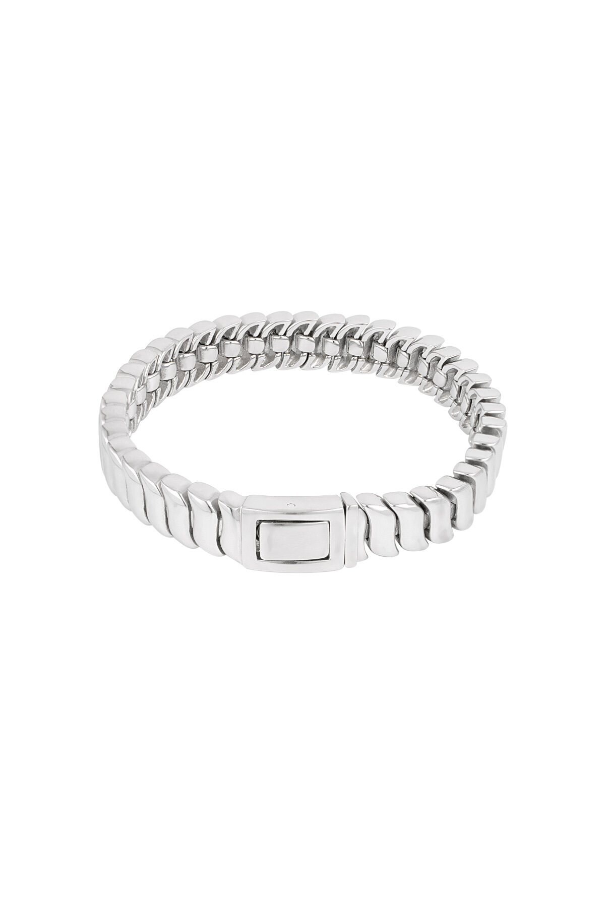 bracciale da uomo a maglie urbane Immagine3