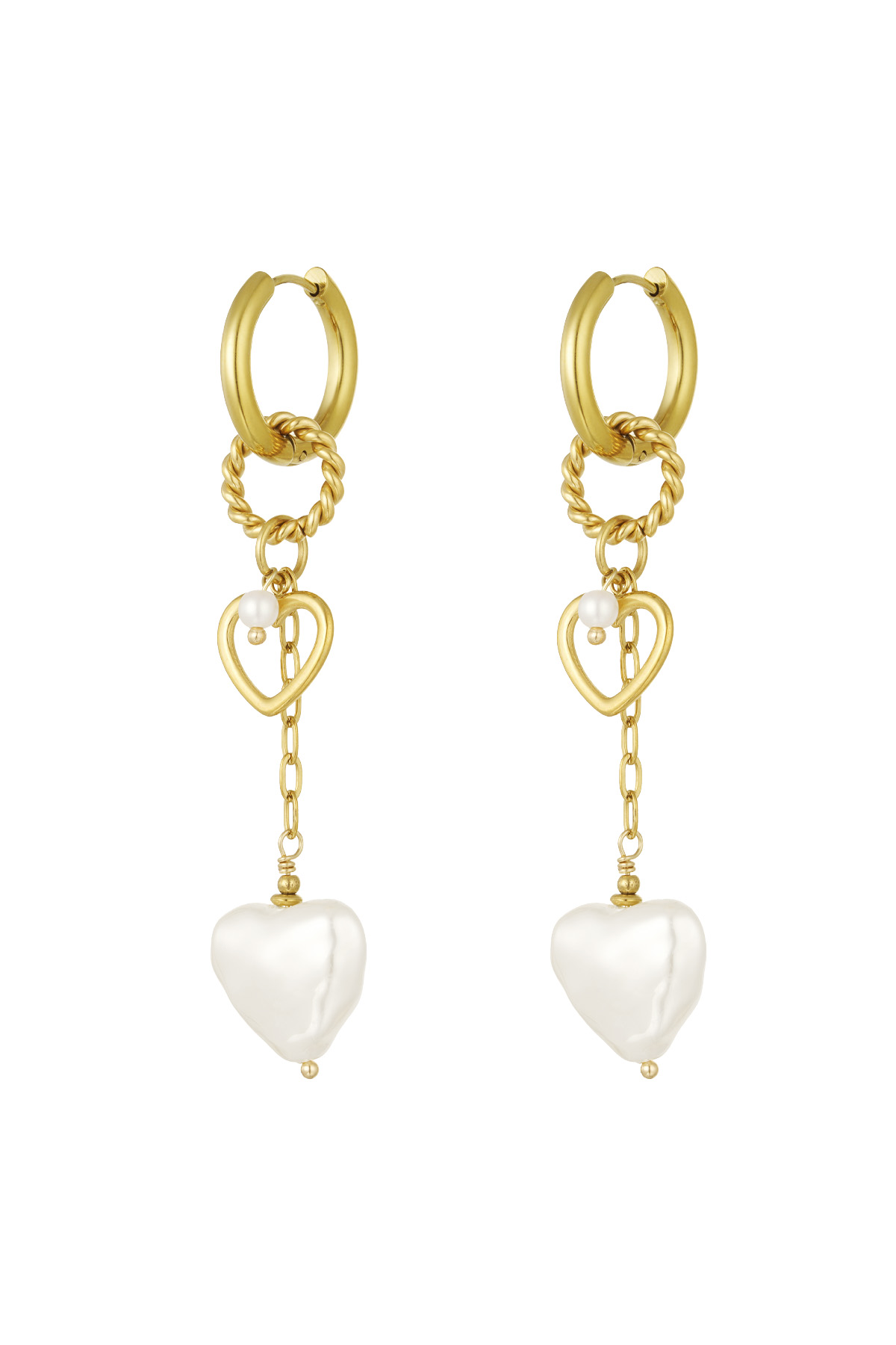 earrings pearl party love