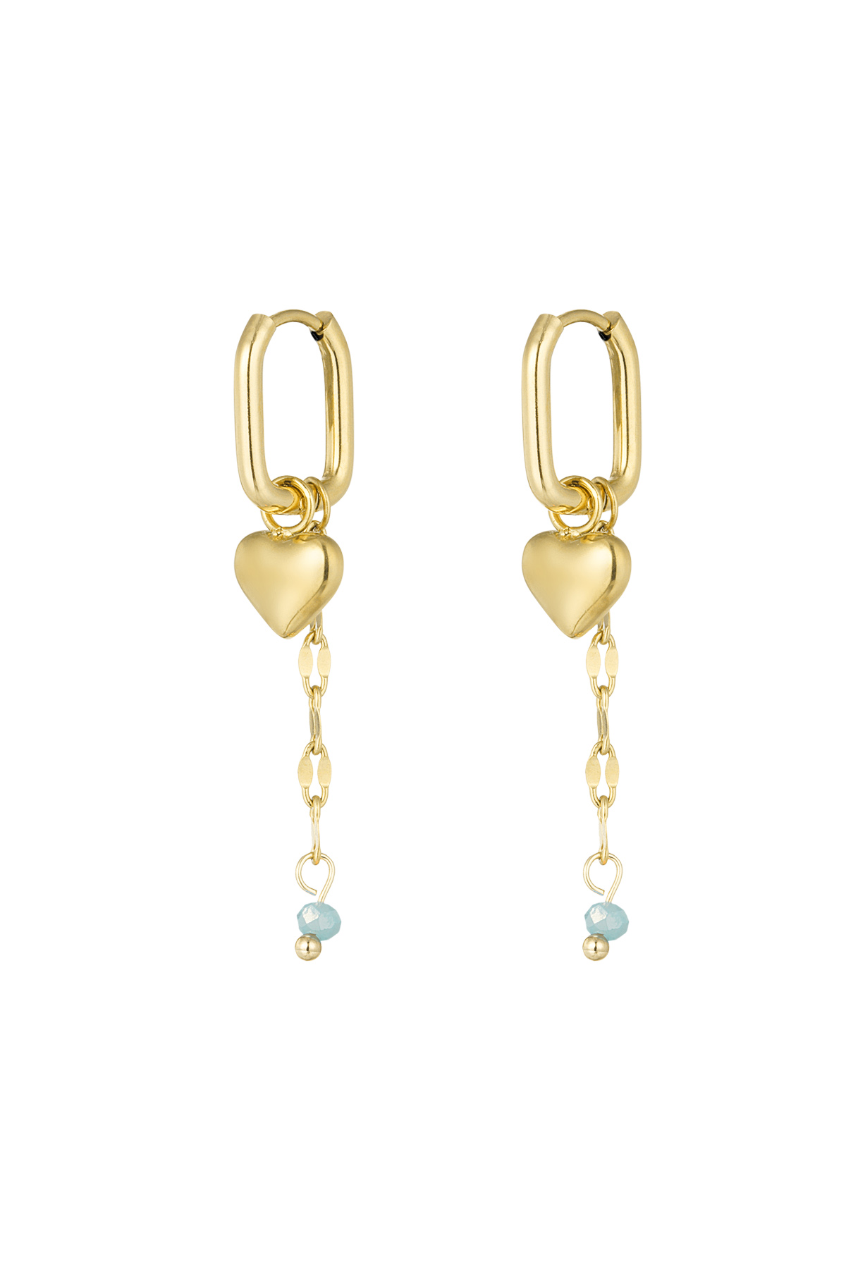 Orecchini Forever Love - rosa/Colore oro  