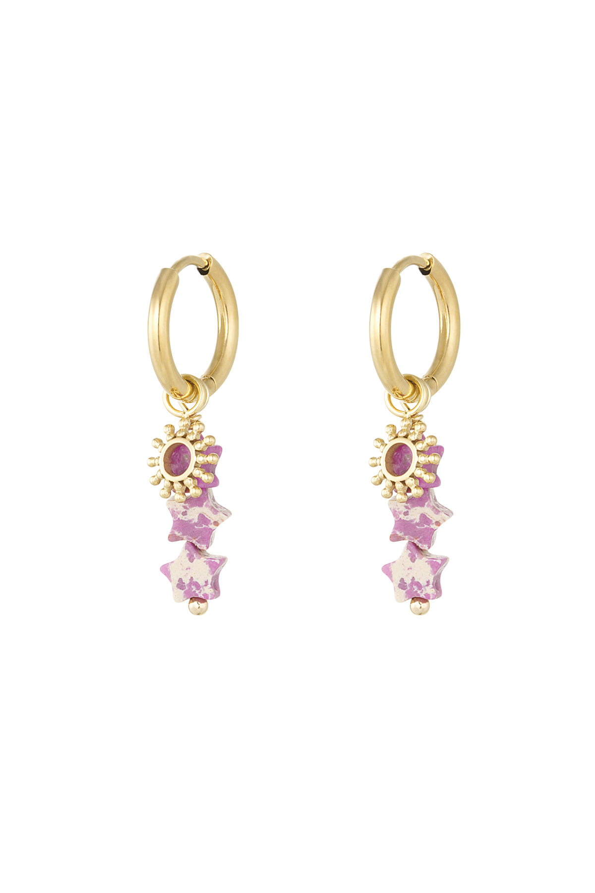 Earrings summer star