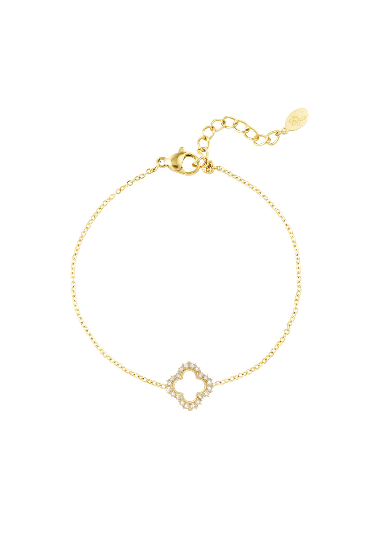 bracciale portafortuna con diamanti h5
