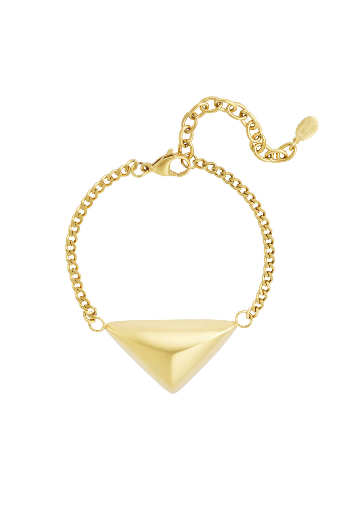 pulsera de triángulo plegado