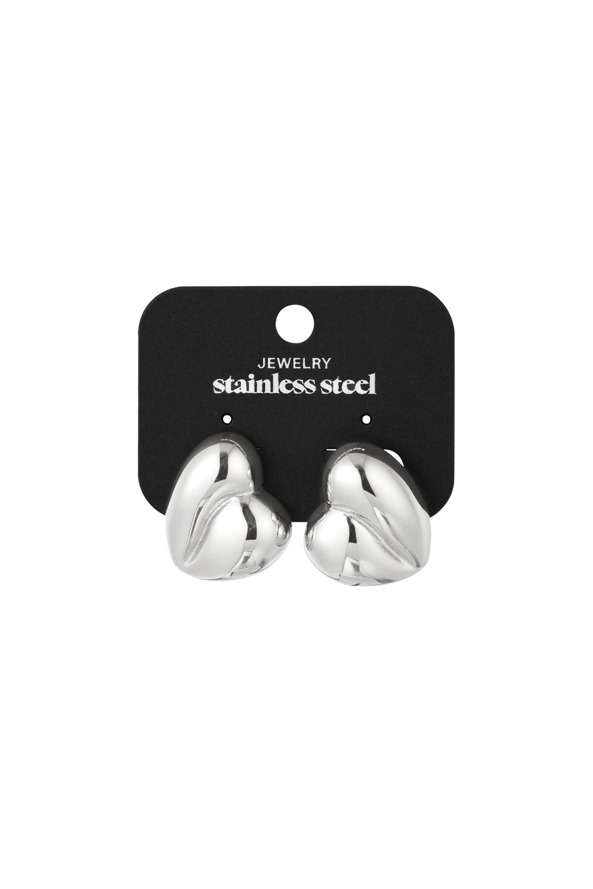 Boucles d'oreilles forme coeur - doré h5 Image3