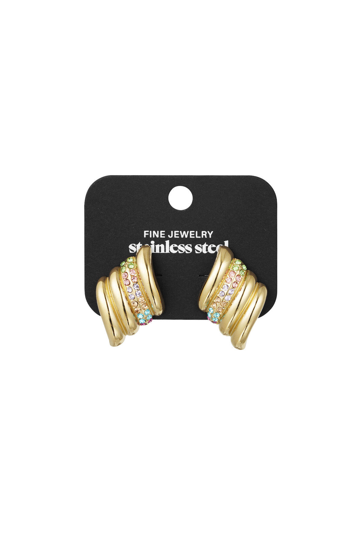 Earrings twisted times - multi h5Picture3