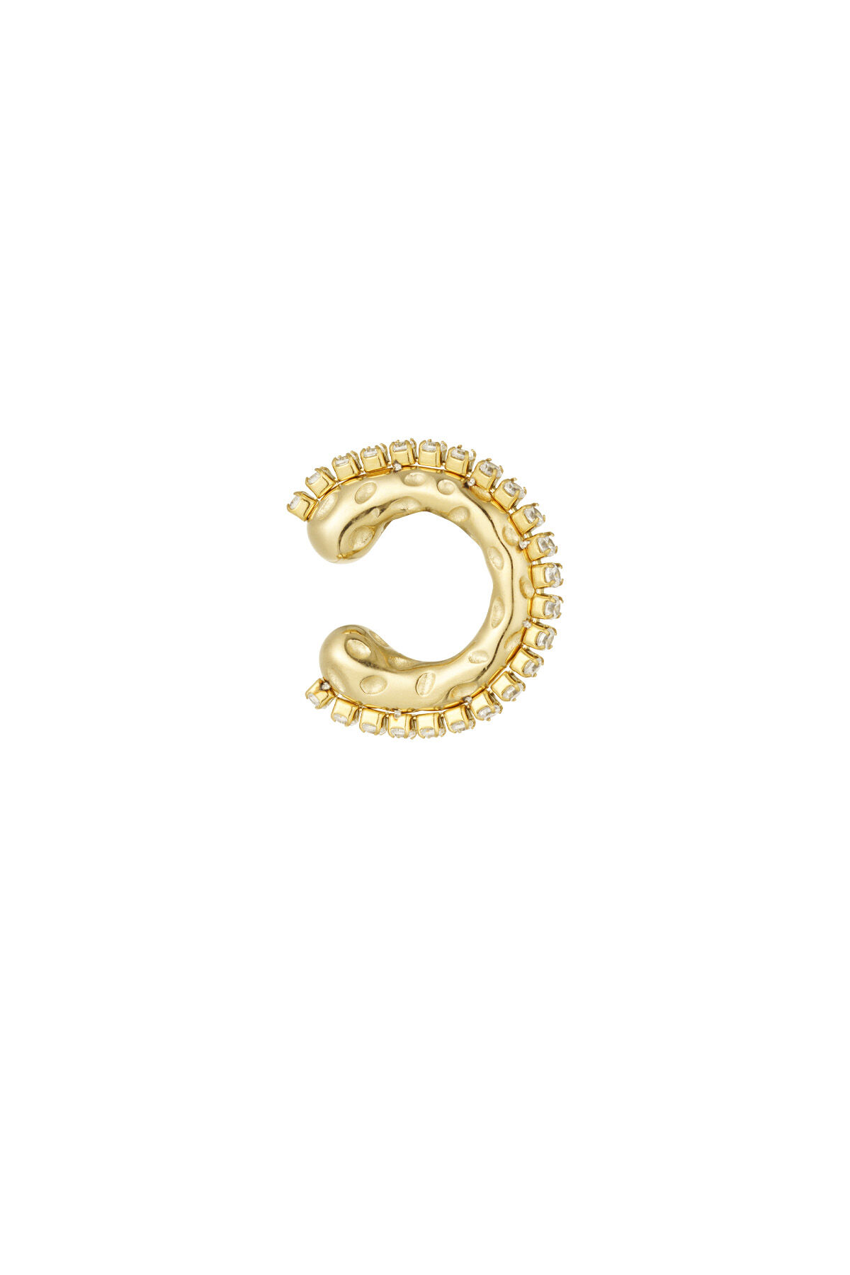 ear cuff met strass 