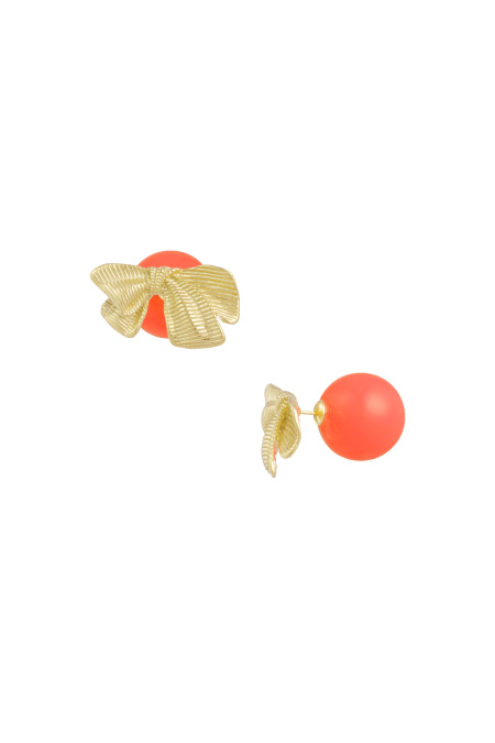 Strikjes Studs Oorbellen Kleur