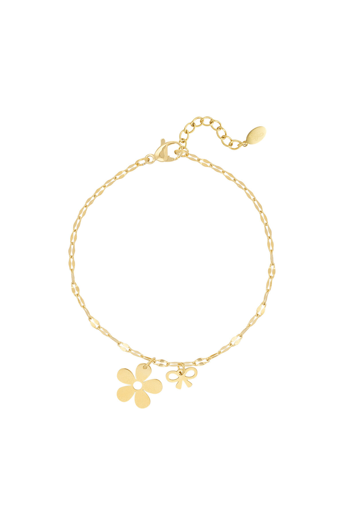 Bracelet floral bowlicious - doré h5 