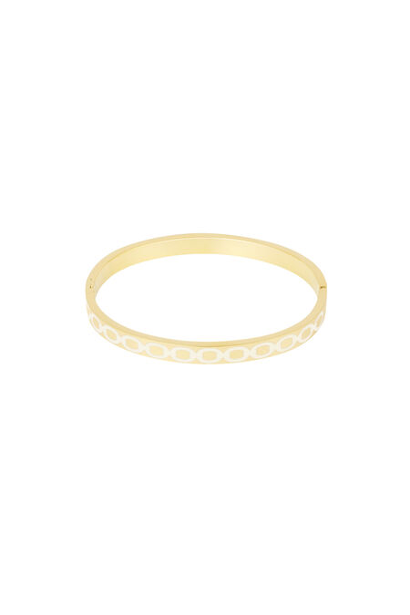 Slave bracelet with round print