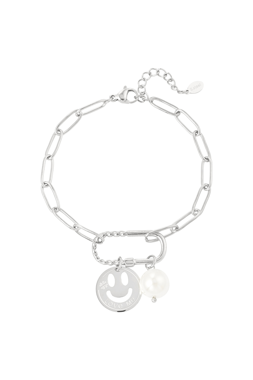 Smiley-Gliederarmband 